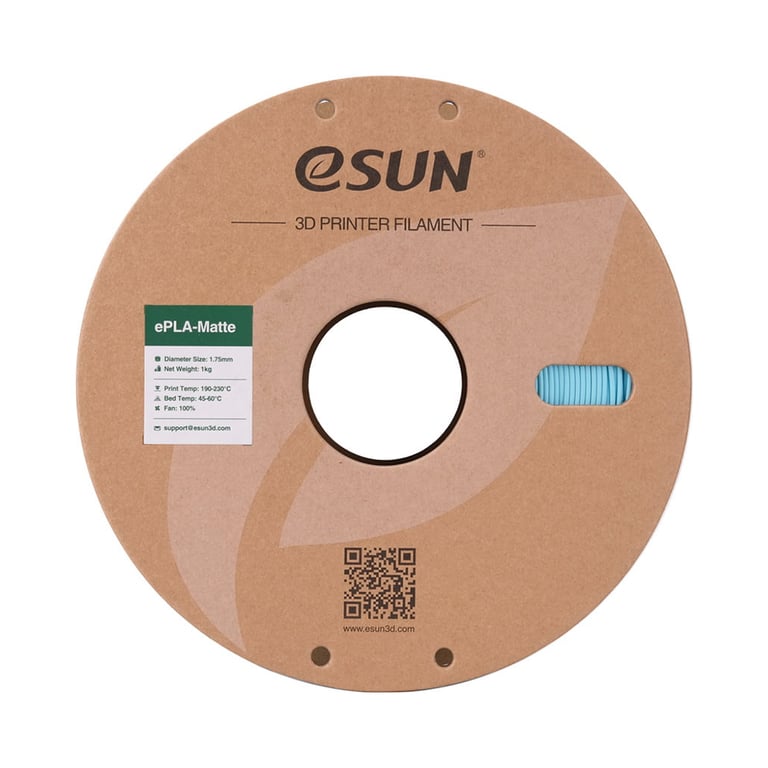 Пластик для 3D-принтера eSUN ePLA-Matte, 1,75мм, 1кг, blue (ePLA-Matte-P175LU1) - фото 3