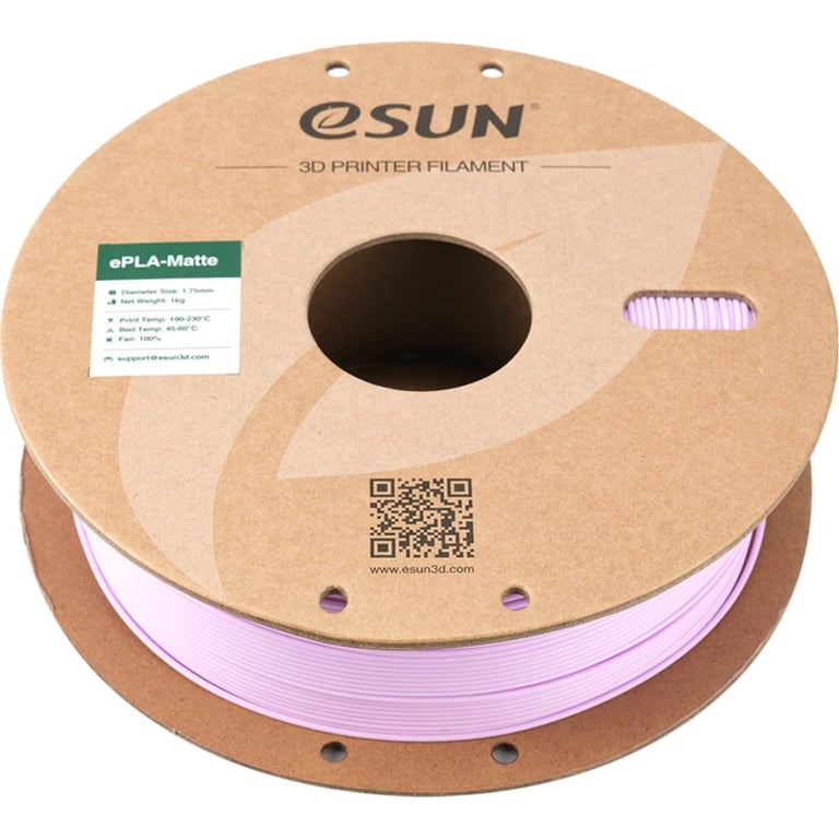 Пластик для 3D-принтера eSUN ePLA-Matte, 1,75мм, 1кг, lilac (ePLA-Matte-P175L1) - фото 3