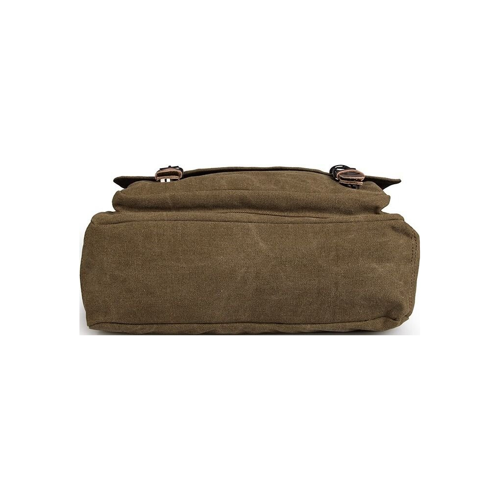 Сумка Vintage Коричнева (14588) - фото 6 Сумка Vintage Коричнева (14588) - фото 6