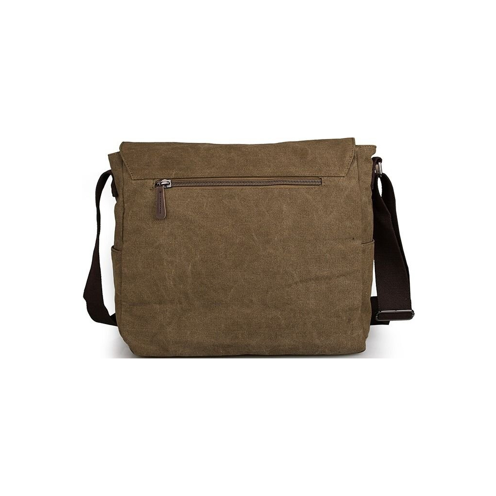 Сумка Vintage Коричнева (14588) - фото 7 Сумка Vintage Коричнева (14588) - фото 7