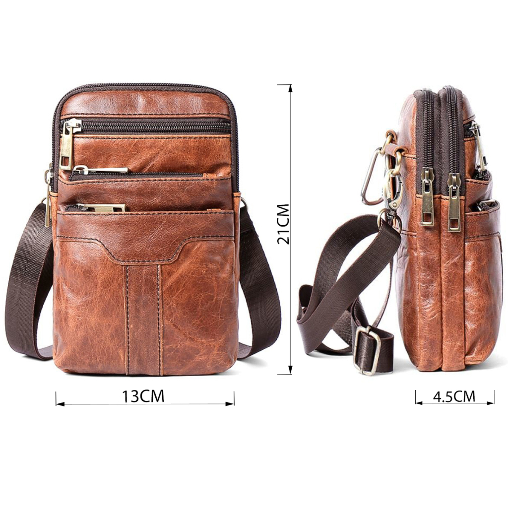 Сумка Vintage Коричнева (14724) - фото 3 Сумка Vintage Коричнева (14724) - фото 3