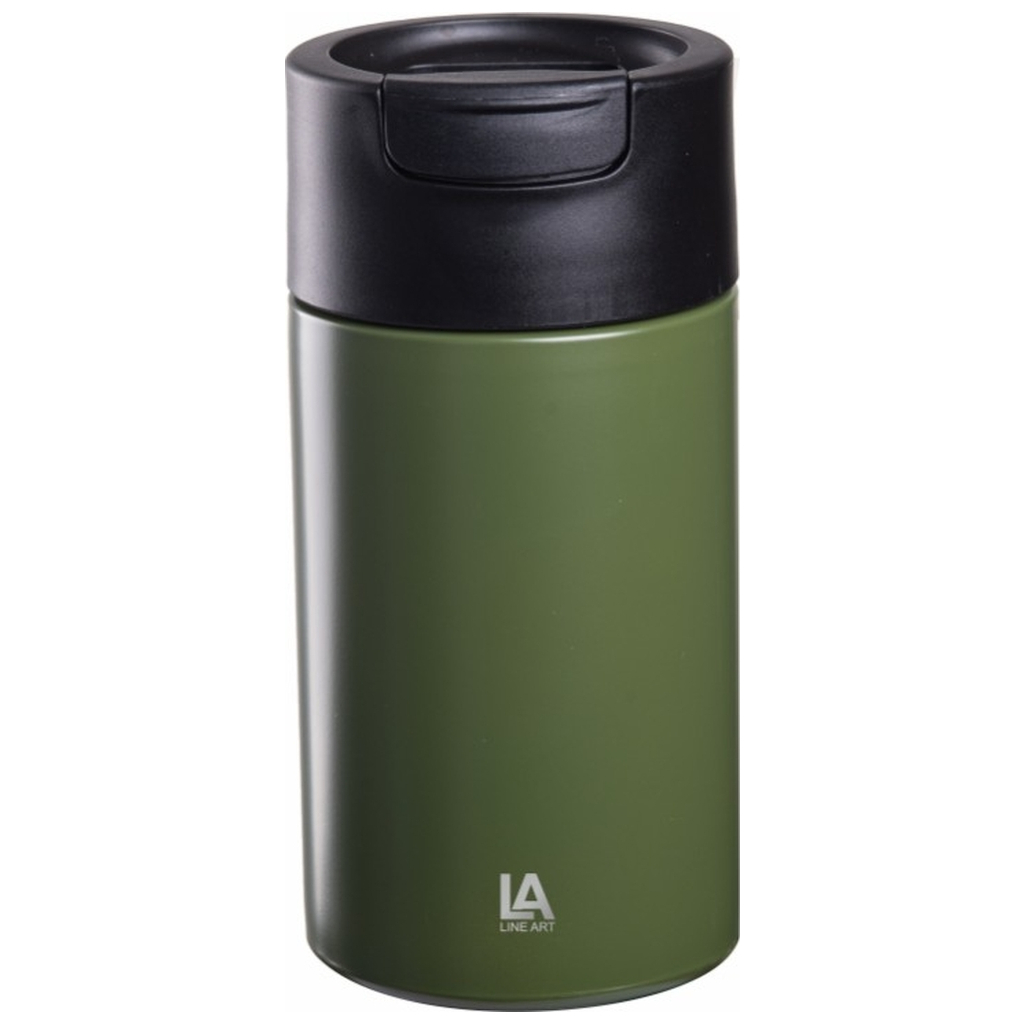 Термокружка Line Art Bogota 450 мл оливковий (60023122LA-31) Термокружка Line Art Bogota 450 мл оливковий (60023122LA-31)