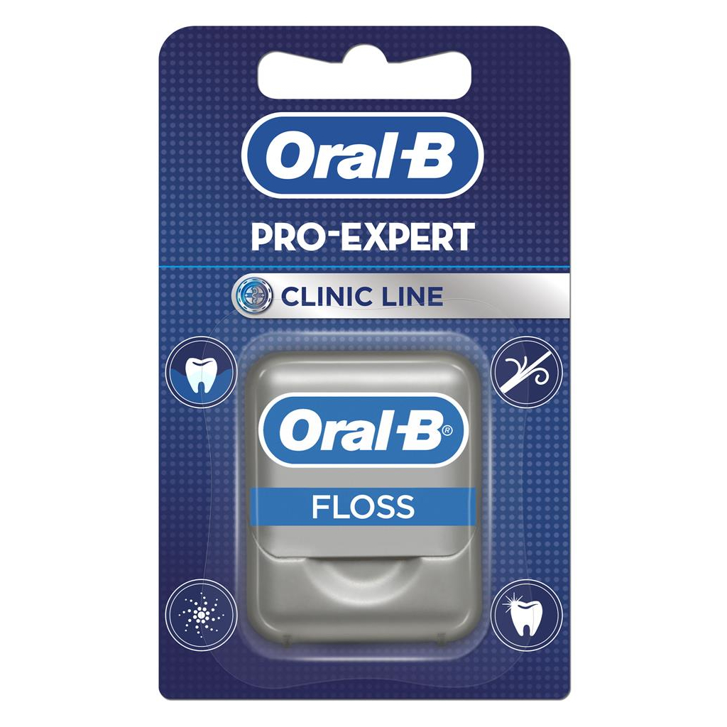 Зубна нитка Oral-B Pro-Expert Clinic Line 25 м (8006540358016) - фото 1 Зубна нитка Oral-B Pro-Expert Clinic Line 25 м (8006540358016) - фото 1