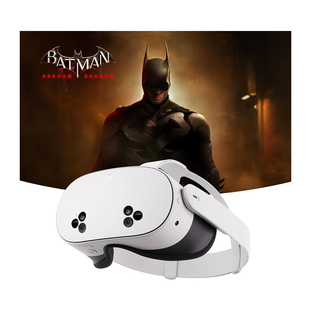 Окуляри віртуальної реальності Oculus Meta Quest 3S 128GB + (Batman, ArkhamShadow) VR Headset (MET-899-00579-01-W) - фото 2 Окуляри віртуальної реальності Oculus Meta Quest 3S 128GB + (Batman, ArkhamShadow) VR Headset (MET-899-00579-01-W) - фото 2