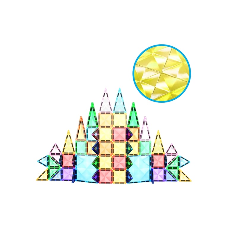 Конструктор Picasso магнітний Tiles Mini Diamond Series Set 60 деталей (817338022303) - фото 2
