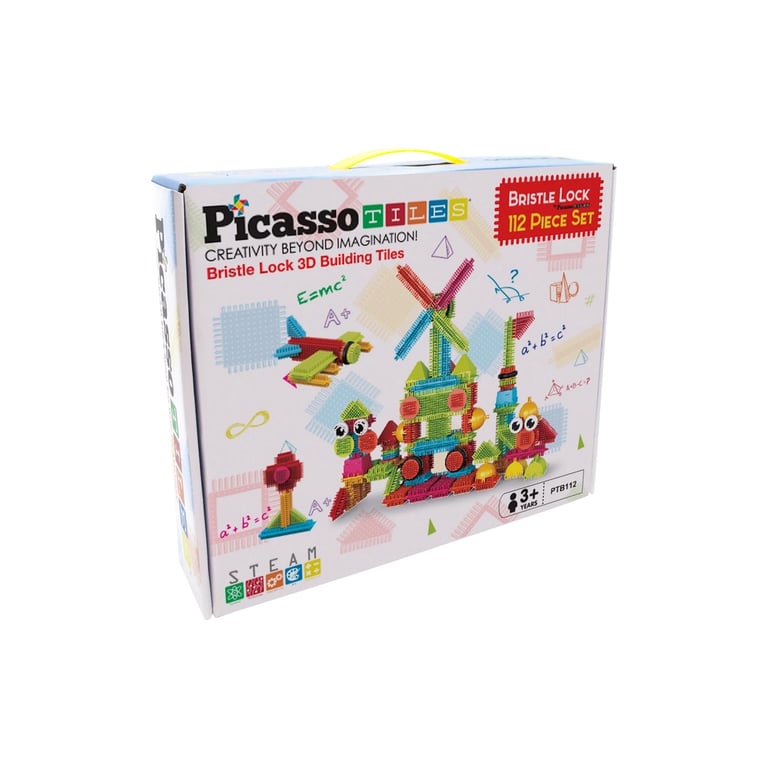 Конструктор Picasso Tiles Hedgehog Building Blocks Set 112 деталей (817338022631) - фото 1