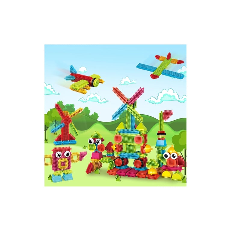 Конструктор Picasso Tiles Hedgehog Building Blocks Set 112 деталей (817338022631) - фото 8