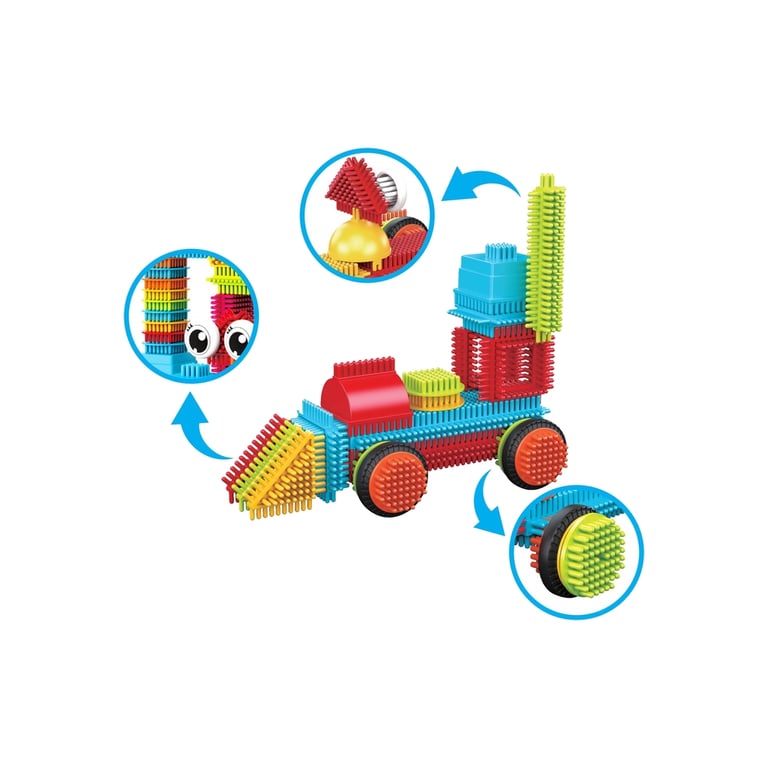 Конструктор Picasso Tiles Hedgehog Building Blocks Set 41 деталь (817338027384) - фото 2