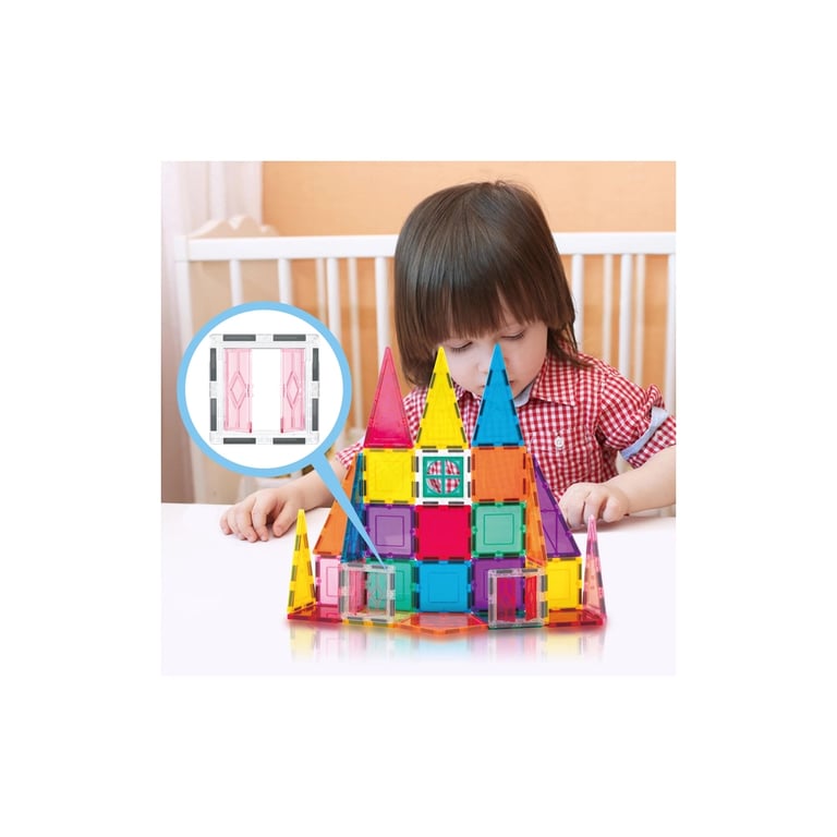 Конструктор Picasso магнітний Tiles Magnetic Building Blocks 36 деталей (817338027971) - фото 4