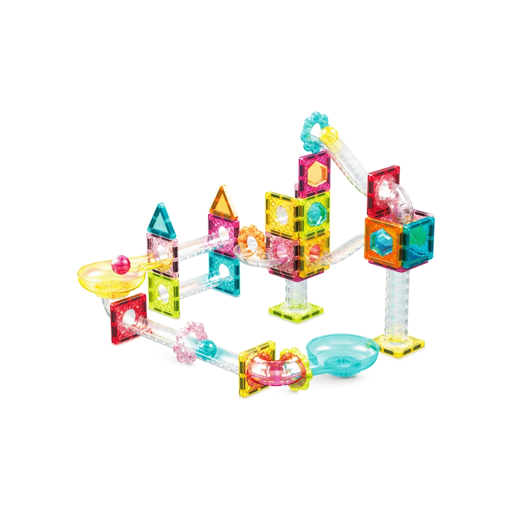 Конструктор Picasso магнітний Tiles Mini Diamond Marble Run Track Set 60 деталей (817338028299) - фото 2 Конструктор Picasso магнітний Tiles Mini Diamond Marble Run Track Set 60 деталей (817338028299) - фото 2