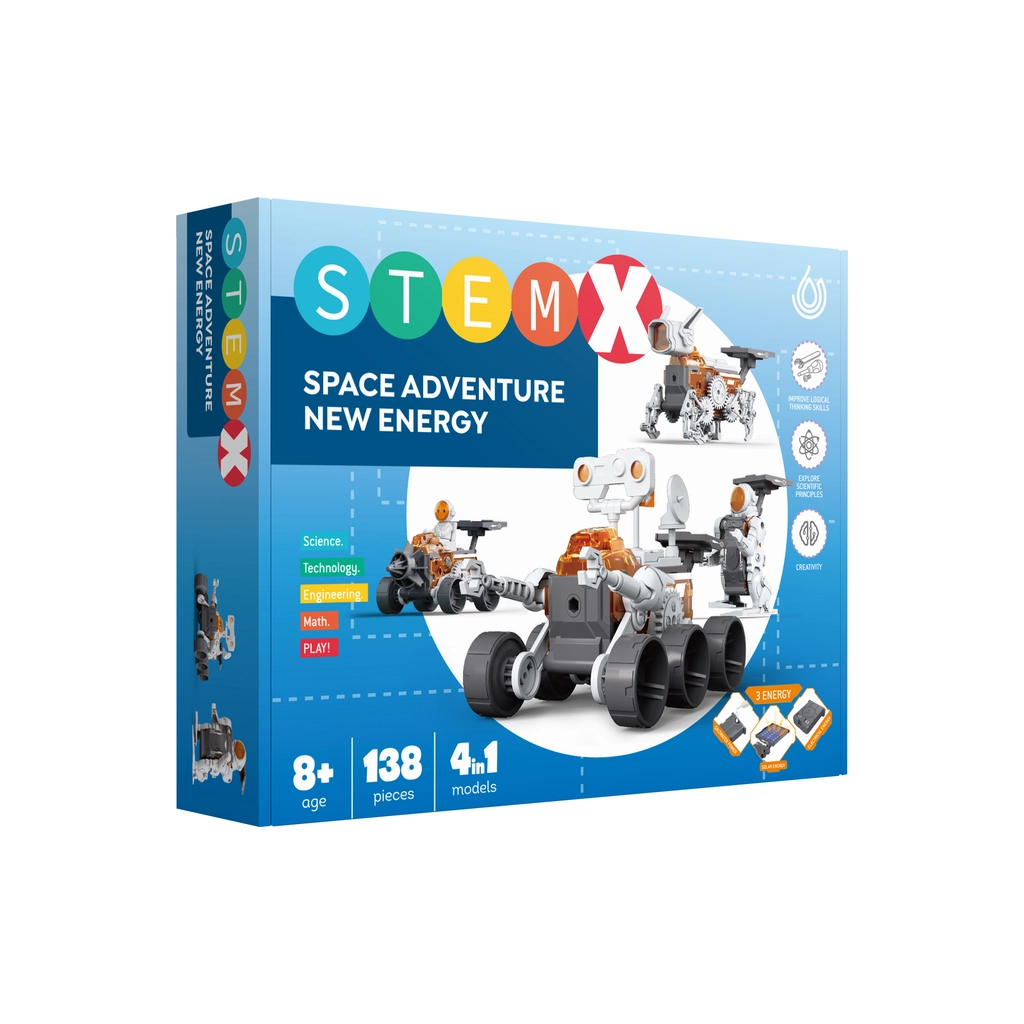 Конструктор Stem 4 в 1 Космічна пригода 138 деталей (3858894673049) - фото 1