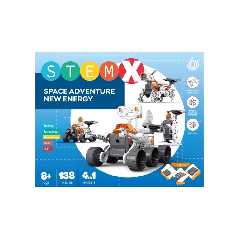 Конструктор Stem 4 в 1 Космічна пригода 138 деталей (3858894673049) - фото 3