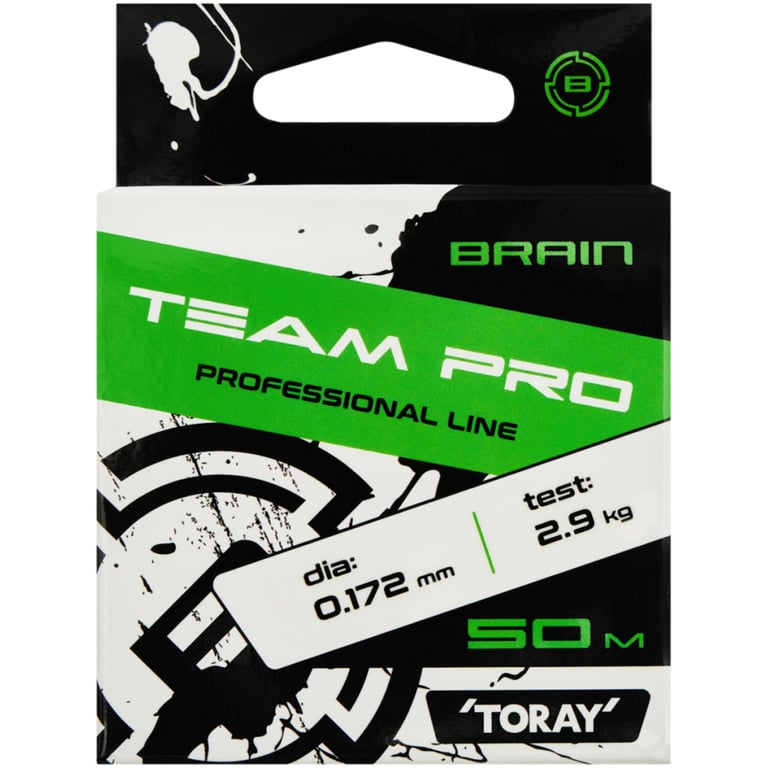 Волосінь Brain Team Pro 50m (clear) 0.172mm 2.9kg (1858.26.86) - фото 2
