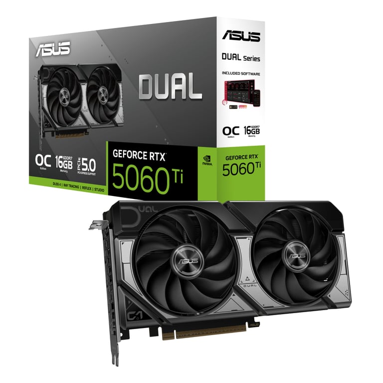 Відеокарта ASUS GeForce RTX5060Ti 16Gb DUAL OC (DUAL-RTX5060TI-O16G) - фото 8