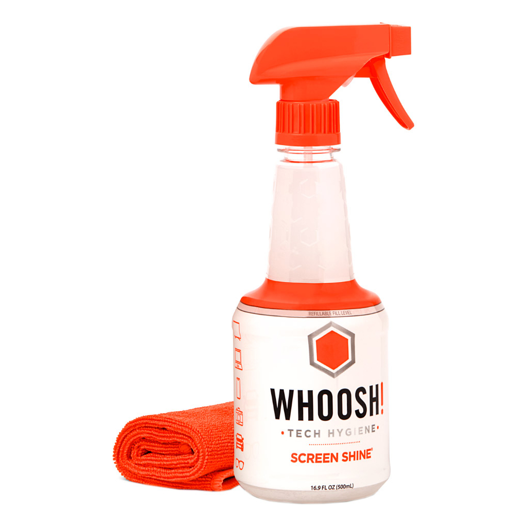 Спрей для очищення Whoosh! Screen Shine 500ml + microfiber 35cm x 35cm (1FG500WBOX) Спрей для очищення Whoosh! Screen Shine 500ml + microfiber 35cm x 35cm (1FG500WBOX)