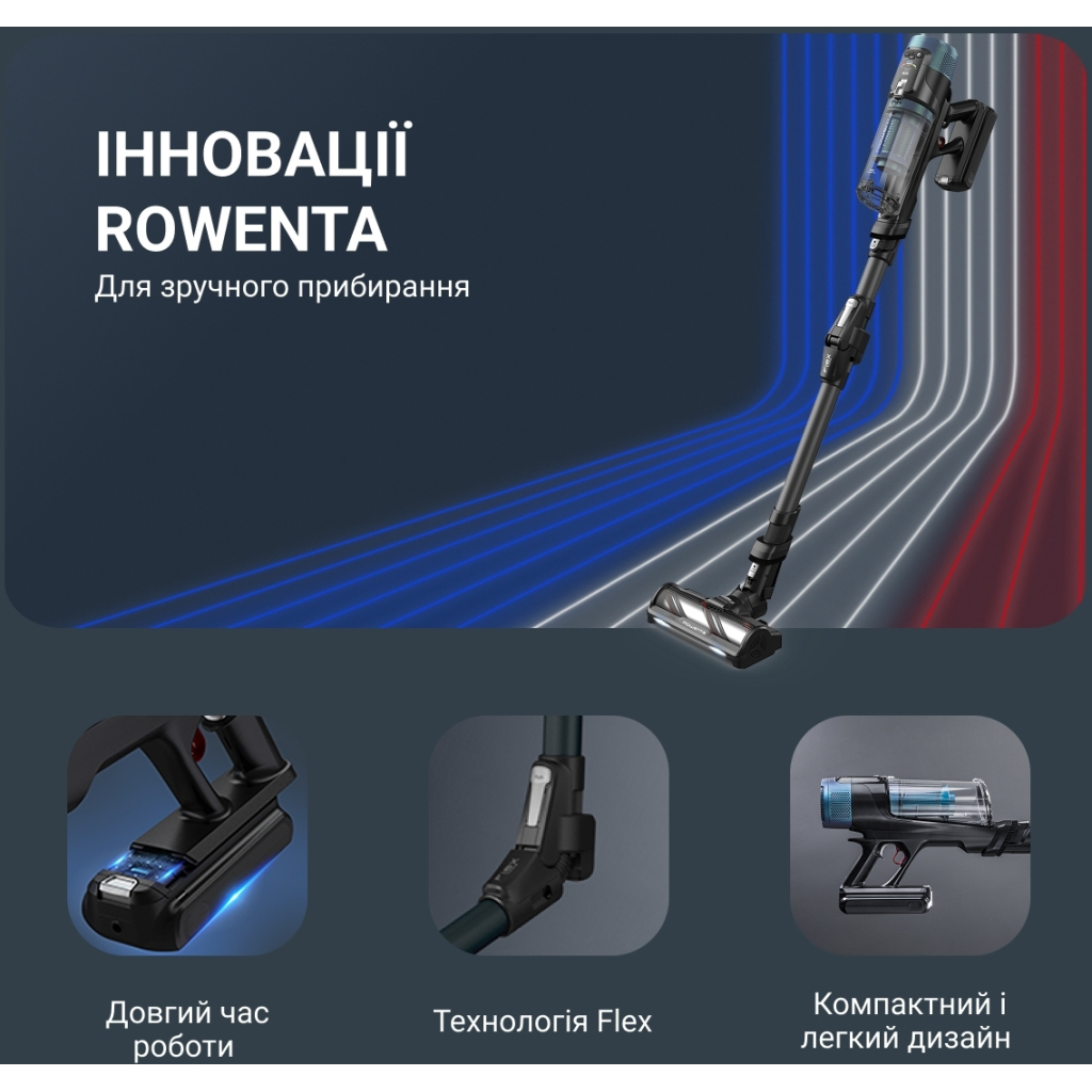 Пилосос Rowenta X-Force Flex 14.80 (RH9BC1WO) - фото 9 Пилосос Rowenta X-Force Flex 14.80 (RH9BC1WO) - фото 9
