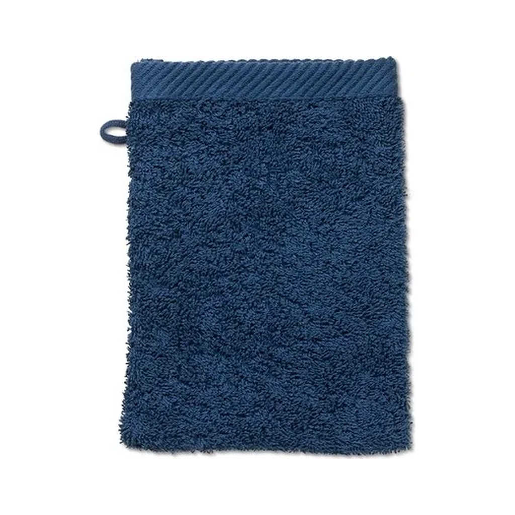 Рушник Kela рукавичка махрова для обличчя Ladessa, темно-синій, 15х21 см (23284) (00000026299) - фото 1