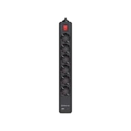 Мережевий фільтр живлення REAL-EL RS-PROTECT 605 3m, black (EL122300041) - фото 1