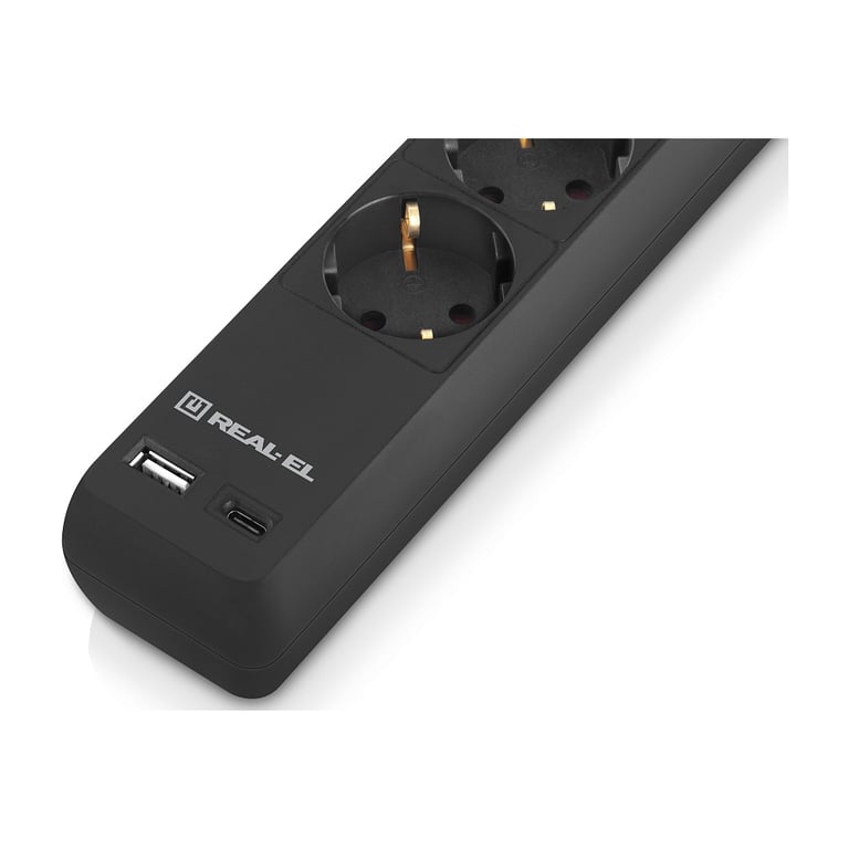 Мережевий фільтр живлення REAL-EL RS-PROTECT 605 3m, black (EL122300041) - фото 6