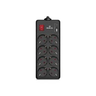 Мережевий фільтр живлення REAL-EL RS-PROTECT 805 3m, black (EL122300043) - фото 1