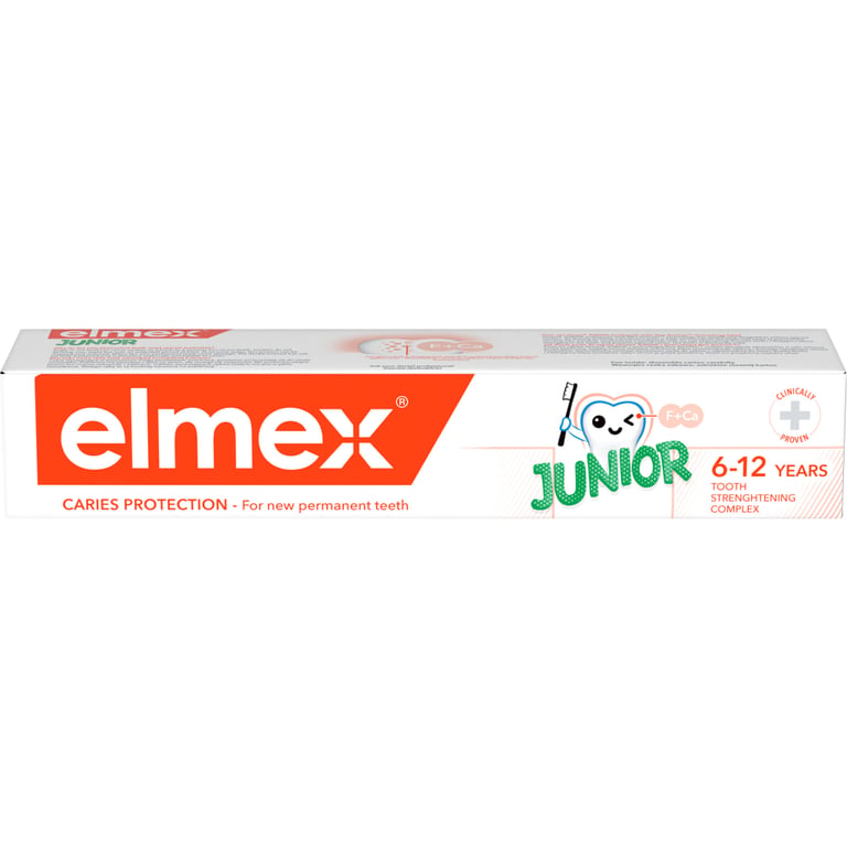 Дитяча зубна паста Elmex Junior від 6 до 12 років 75 мл (4007965560606) - фото 4