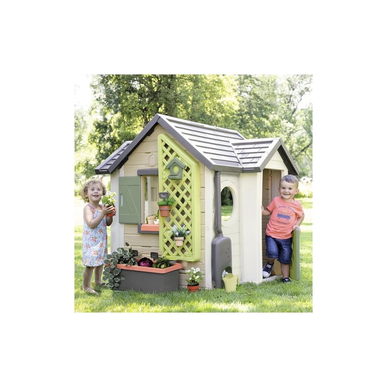 Ігровий будиночок Smoby Life Садовий з кашпо та годівничкою (7600810408) - фото 7