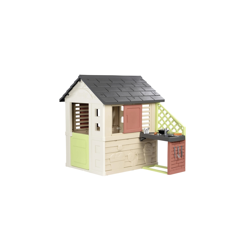 Ігровий будиночок Smoby Life Сонячний з літньою кухнею (7600810739) - фото 1
