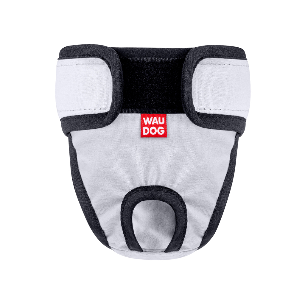 Гігієнічні труси для собак WAUDOG Vet на липучках XL сірі (678511) - фото 2 Гігієнічні труси для собак WAUDOG Vet на липучках XL сірі (678511) - фото 2