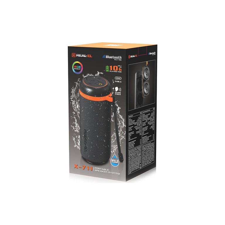 Акустична система REAL-EL X-711 Black (EL121600026) - фото 12
