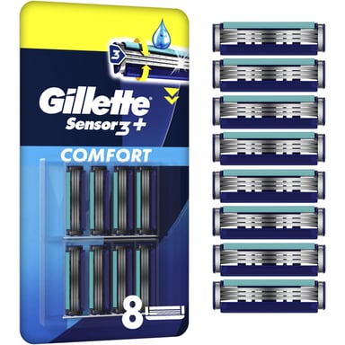 Змінні касети Gillette Sensor 3+ 8 шт. (8700216873727) - фото 1