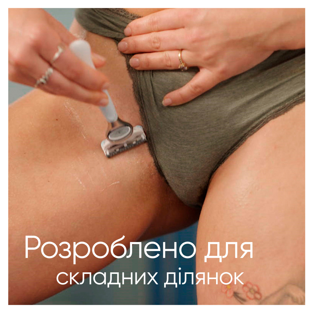 Змінні касети Gillette Venus Satin Care 3 шт. (8006540816837) - фото 6 Змінні касети Gillette Venus Satin Care 3 шт. (8006540816837) - фото 6