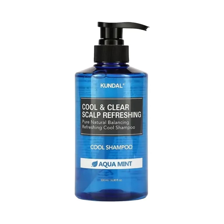 Шампунь Kundal Cool & Clear Scalp Refreshing Shampoo Aqua Mint 500 мл (8809693253265) - фото 1