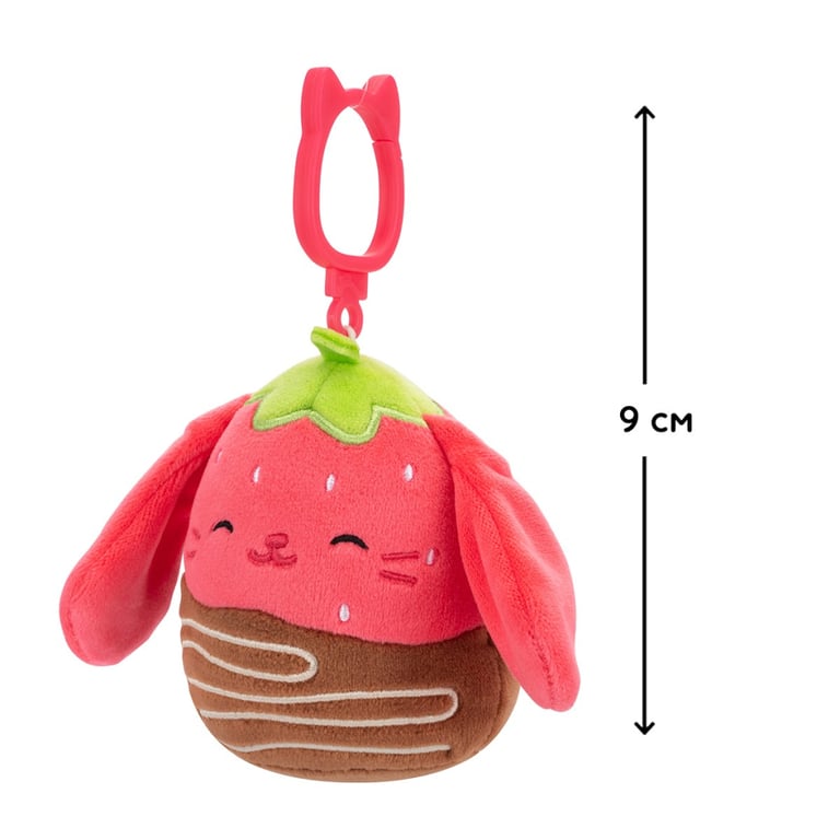 Брелок Squishmallows на кліпсі – Кролик Гунда 9 см (SQCP00464) - фото 2