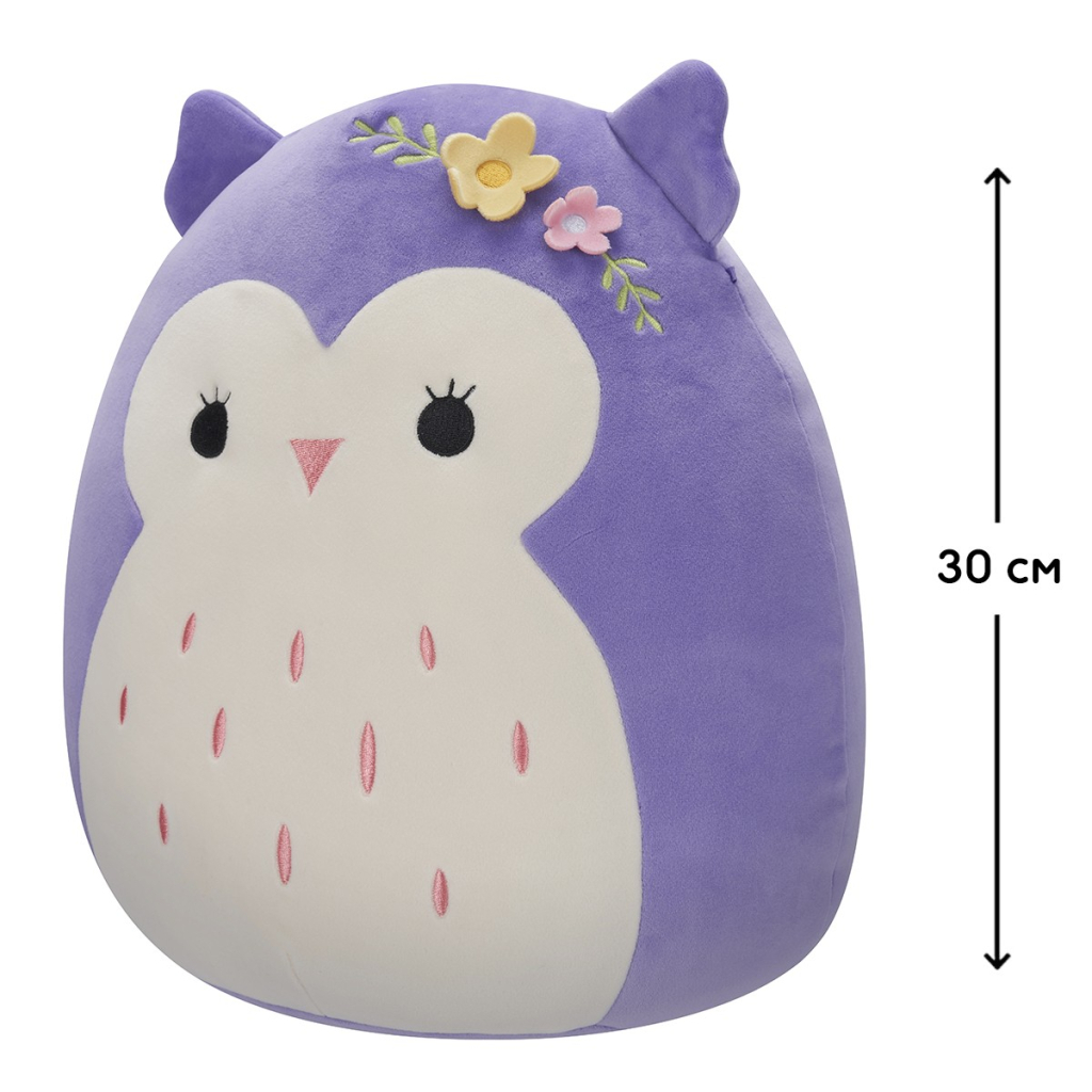 М'яка іграшка Squishmallows Сова Холлі 30 см (SQER00911) - фото 2 М'яка іграшка Squishmallows Сова Холлі 30 см (SQER00911) - фото 2