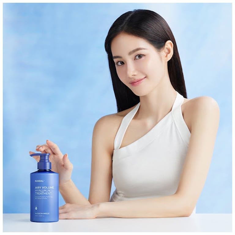 Маска для волосся Kundal Airy Volume Hyaluron Treatment Blossom Breeze 500 мл (8809953774530) - фото 3