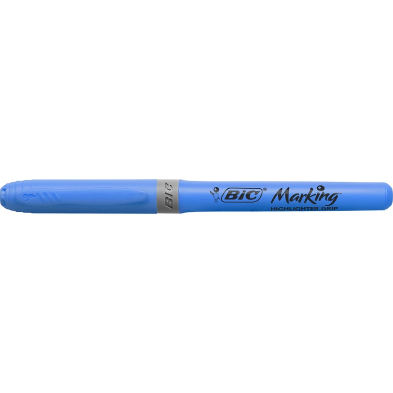Маркер Bic текстовиділювач Grip, блакитний (bc811931) - фото 1