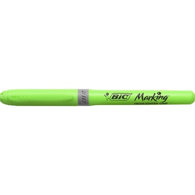 Маркер Bic текстовиділювач Grip, зелений (bc811932) - фото 1