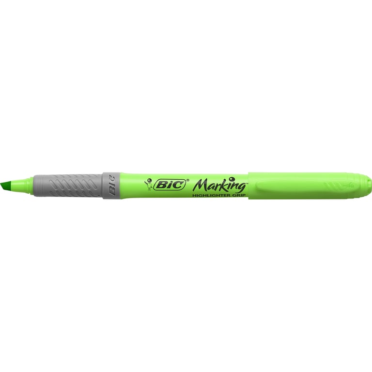 Маркер Bic текстовиділювач Grip, зелений (bc811932) - фото 2