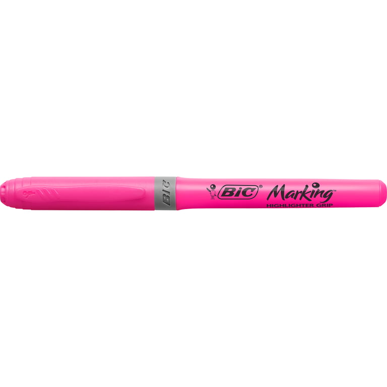 Маркер Bic текстовиділювач Grip, рожевий (bc811934) - фото 1