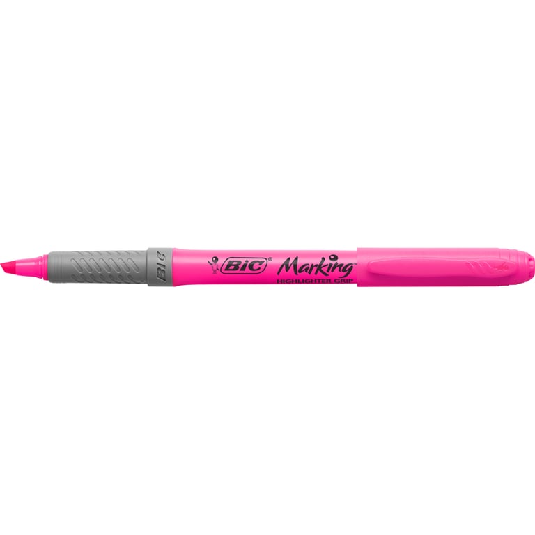 Маркер Bic текстовиділювач Grip, рожевий (bc811934) - фото 2