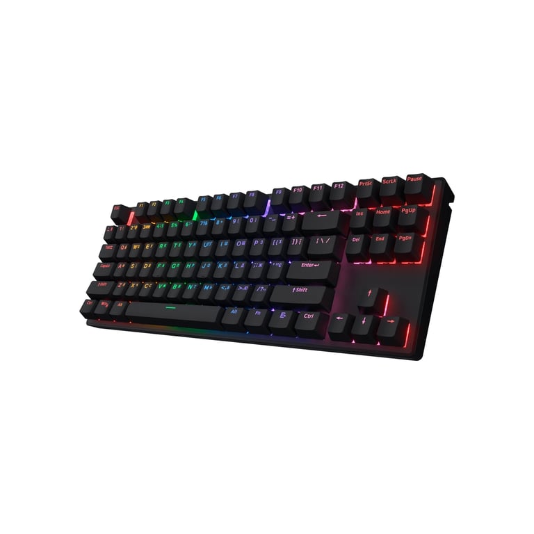 Клавіатура Hator Icefall Mecha TKL Rainbow Wireless/USB Black (HTK287UA) - фото 3