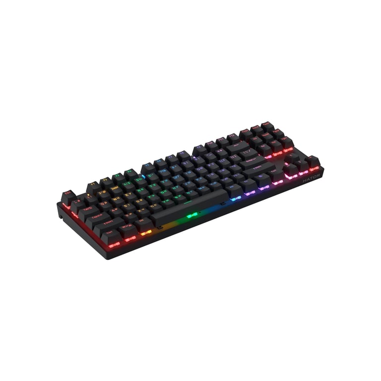 Клавіатура Hator Icefall Mecha TKL Rainbow Wireless/USB Black (HTK287UA) - фото 4