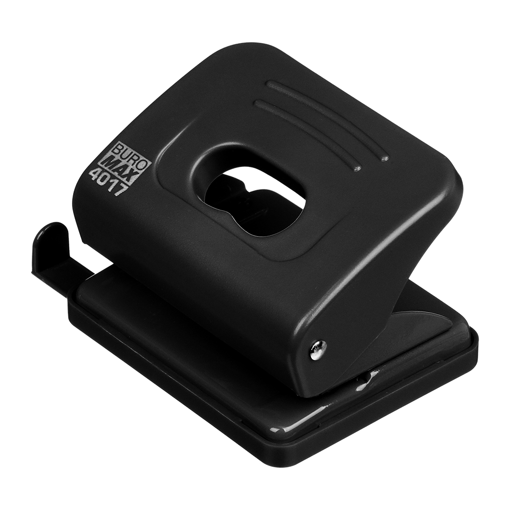 Діркопробивач Buromax пластиковий, до 20 аркушів, 120 х 82 х 53 мм, чорний (BM.4017-01) Діркопробивач Buromax пластиковий, до 20 аркушів, 120 х 82 х 53 мм, чорний (BM.4017-01)