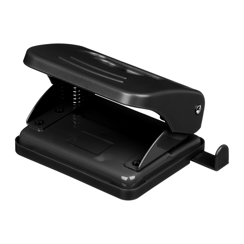 Діркопробивач Buromax пластиковий, до 20 аркушів, 120 х 82 х 53 мм, чорний (BM.4017-01) - фото 2 Діркопробивач Buromax пластиковий, до 20 аркушів, 120 х 82 х 53 мм, чорний (BM.4017-01) - фото 2