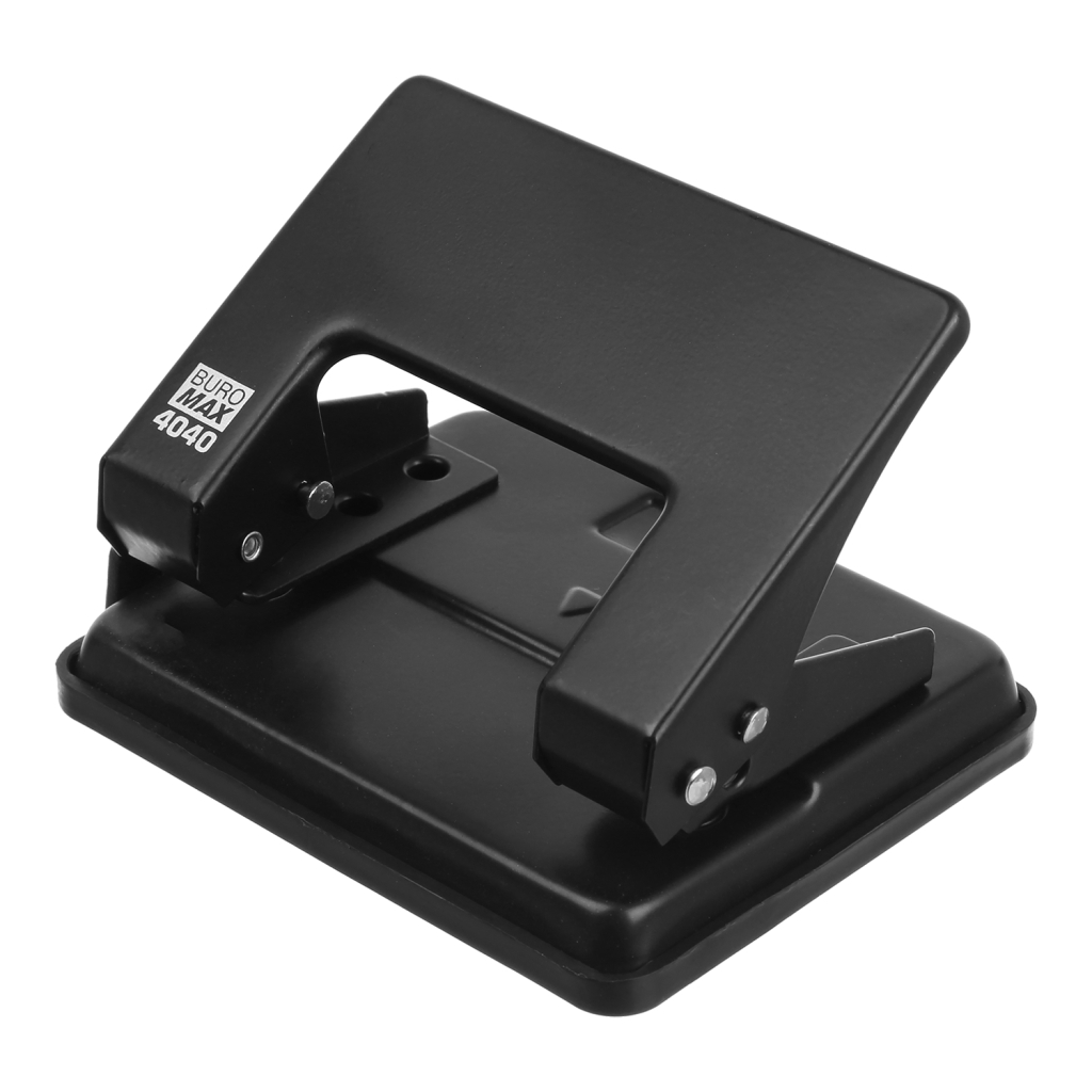 Діркопробивач Buromax металевий JOBMAX, до 20 аркушів, 110 х 90 х 75мм, чорний (BM.4040-01) Діркопробивач Buromax металевий JOBMAX, до 20 аркушів, 110 х 90 х 75мм, чорний (BM.4040-01)