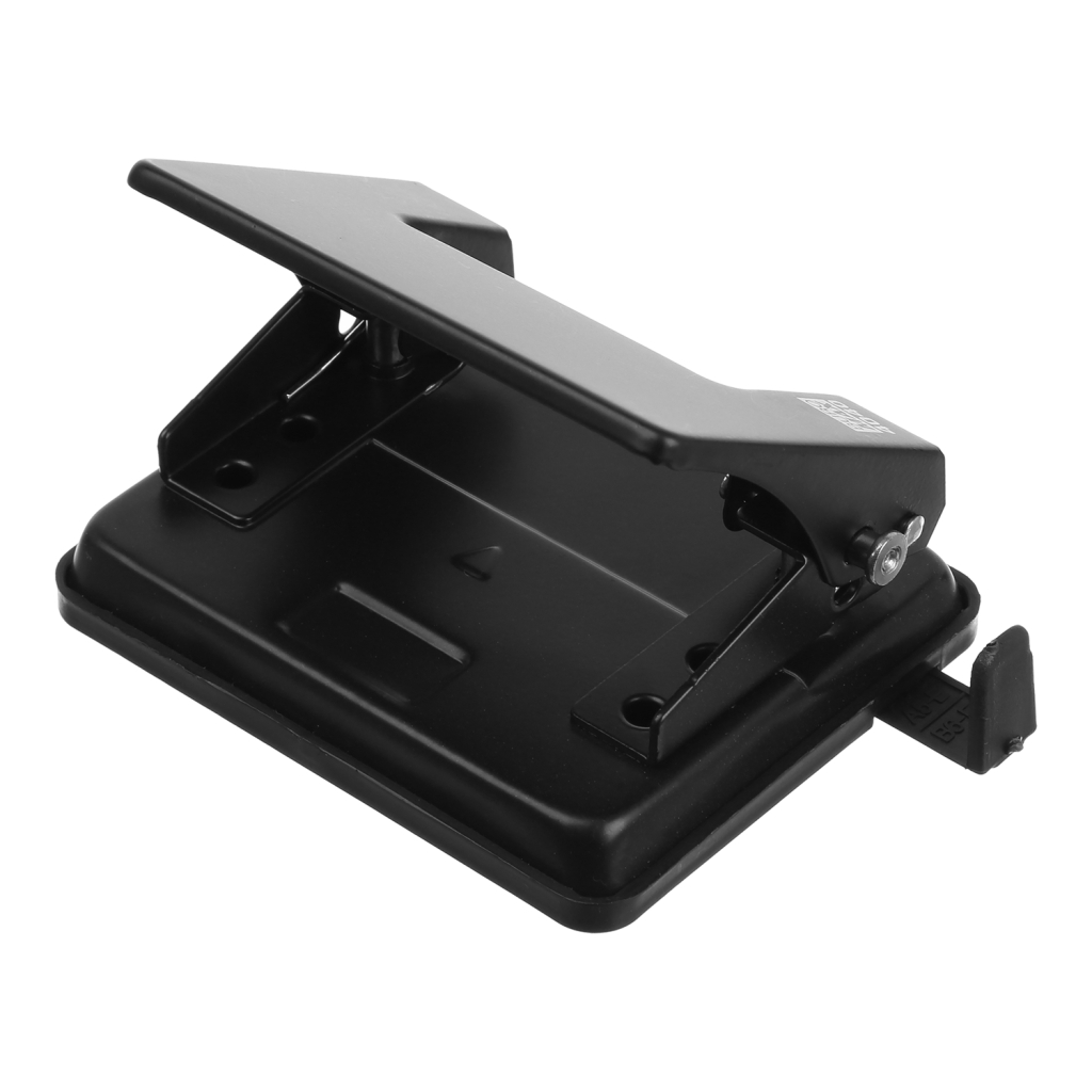 Діркопробивач Buromax металевий JOBMAX, до 20 аркушів, 110 х 90 х 75мм, чорний (BM.4040-01) - фото 2 Діркопробивач Buromax металевий JOBMAX, до 20 аркушів, 110 х 90 х 75мм, чорний (BM.4040-01) - фото 2