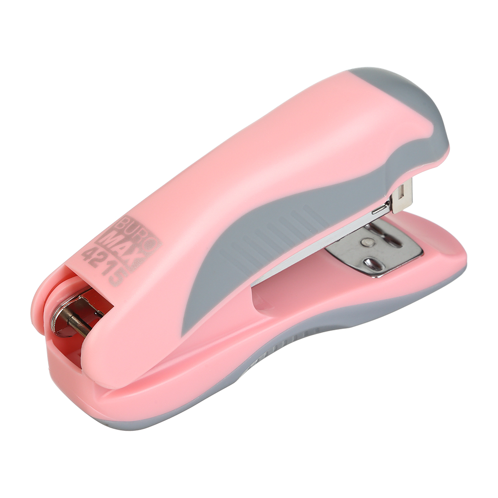 Степлер Buromax пластиковий PASTEL, 20 аркушів, (скоби №24, 26), 111 х 62 х 32 мм, рожевий (BM.4215-10) - фото 2 Степлер Buromax пластиковий PASTEL, 20 аркушів, (скоби №24, 26), 111 х 62 х 32 мм, рожевий (BM.4215-10) - фото 2