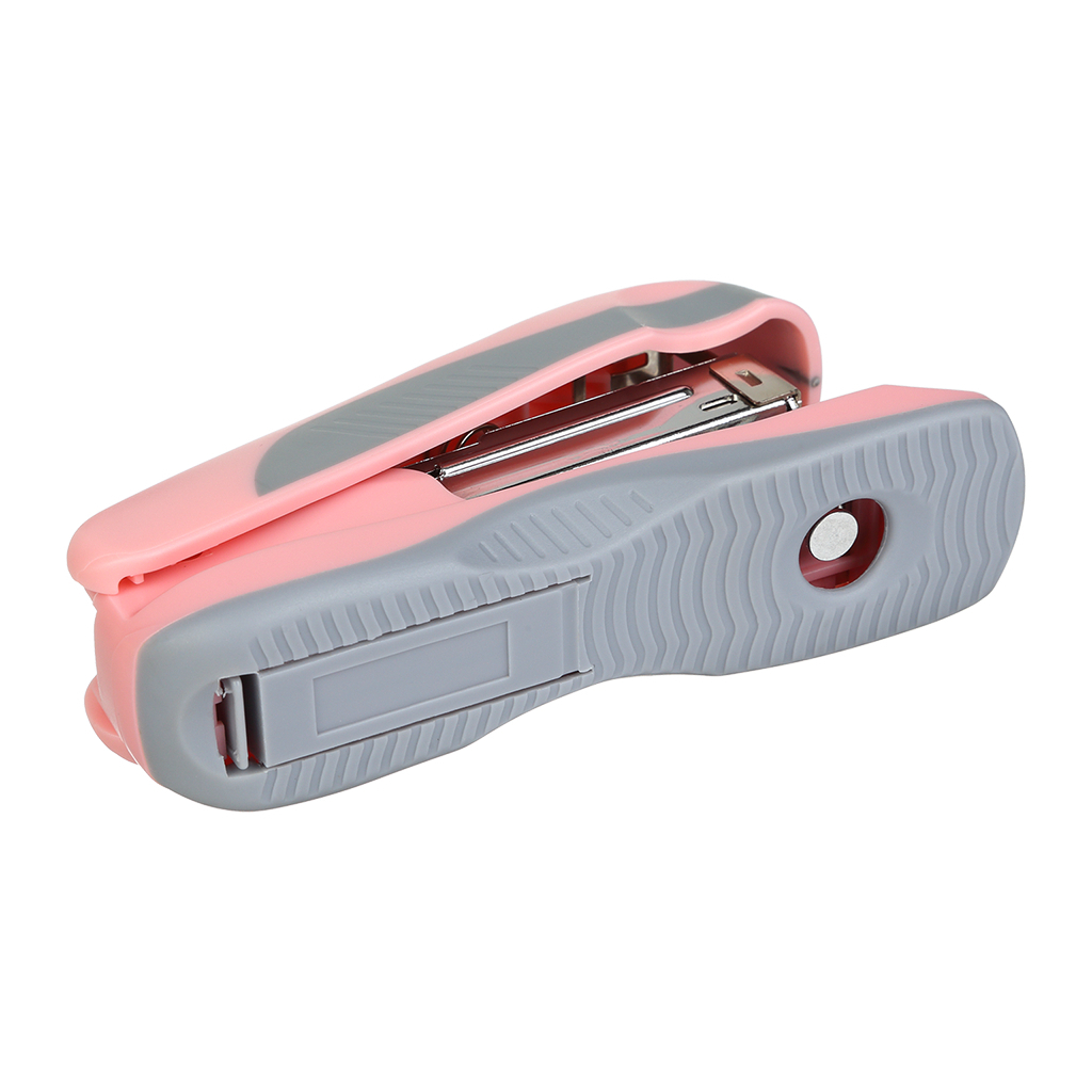 Степлер Buromax пластиковий PASTEL, 20 аркушів, (скоби №24, 26), 111 х 62 х 32 мм, рожевий (BM.4215-10) - фото 3 Степлер Buromax пластиковий PASTEL, 20 аркушів, (скоби №24, 26), 111 х 62 х 32 мм, рожевий (BM.4215-10) - фото 3