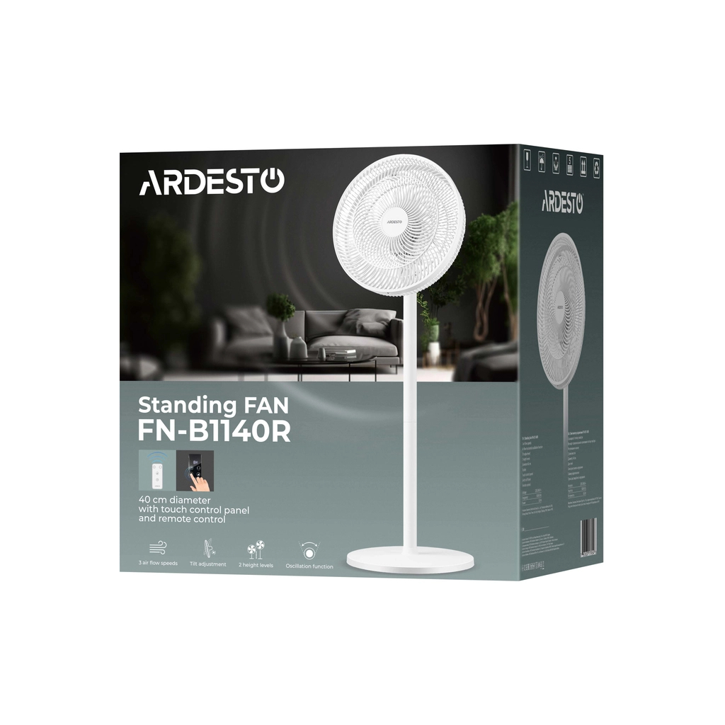 Вентилятор Ardesto FN-B1140R - фото 9 Вентилятор Ardesto FN-B1140R - фото 9