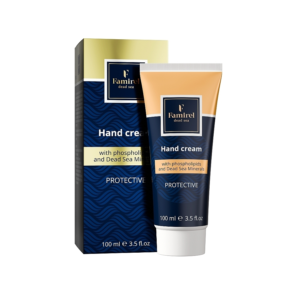 Крем для рук Famirel Protective Hand Cream З фосфоліпідами 100 мл (7290114085038) Крем для рук Famirel Protective Hand Cream З фосфоліпідами 100 мл (7290114085038)